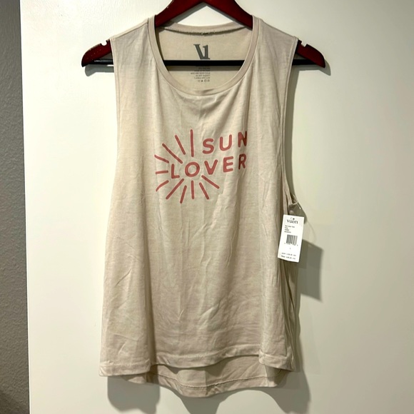 Vuori Sun Lover Tank in Putty Size Large NWT - Picture 2 of 7